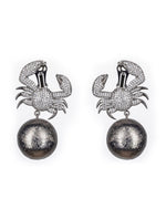 King Crab Crystal Earrings