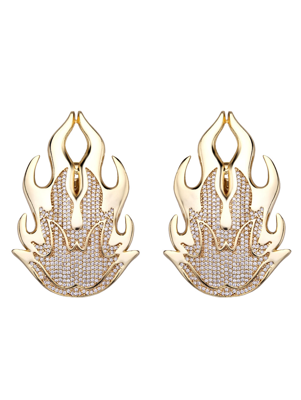 Clear Flame Earrings – Shop Radical