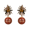 Corallina Amber Earrings