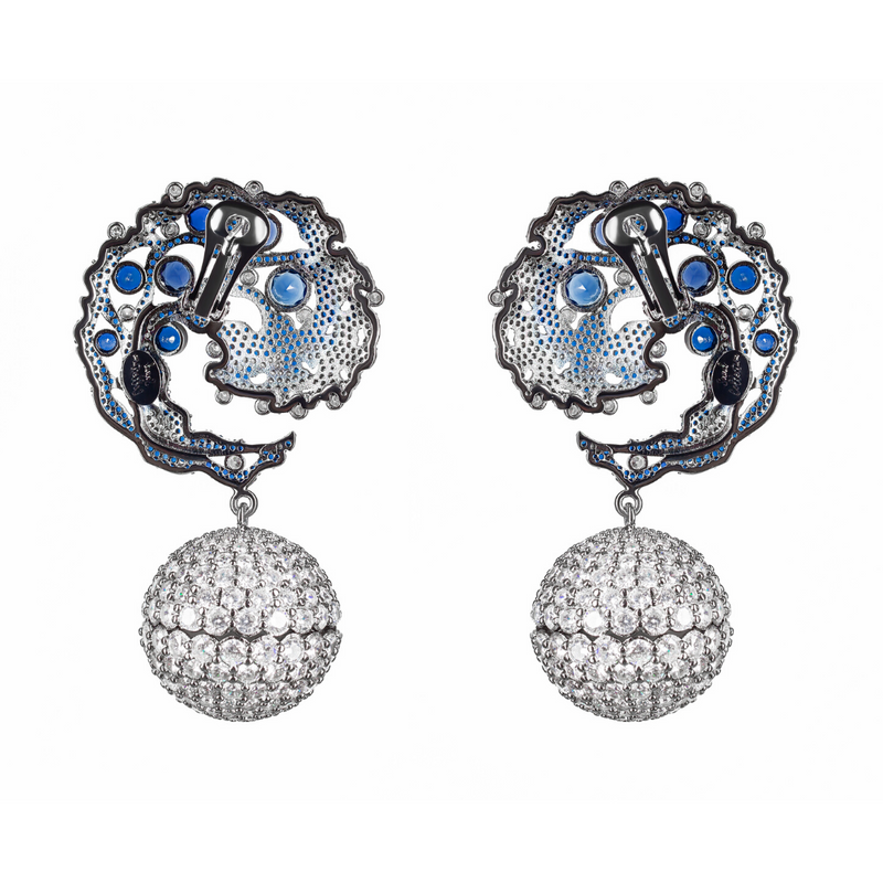 Caspia Grand Crystal Earrings