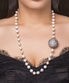 Pearl Urchin Crystal Necklace
