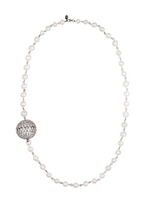 Pearl Urchin Crystal Necklace