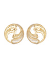 Circle Large Gold Earrings
