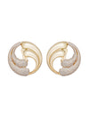 Circle Large Gold Earrings