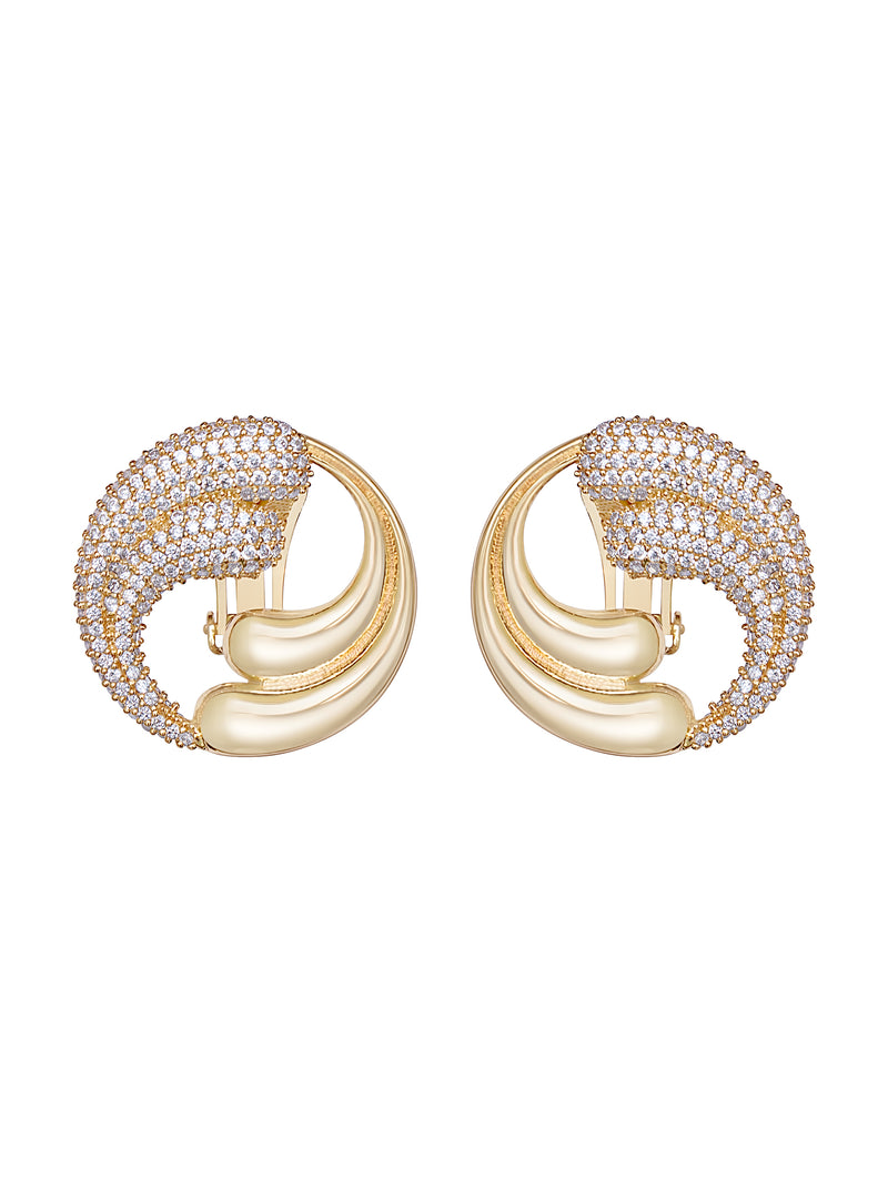 Circle Small Gold Earrings