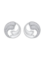 Circle Small Silver Earrings
