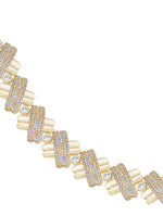 X Gold Choker Necklace